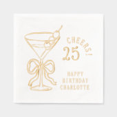 25e Martini 25e Anniversaire Personnalisé (Recto)