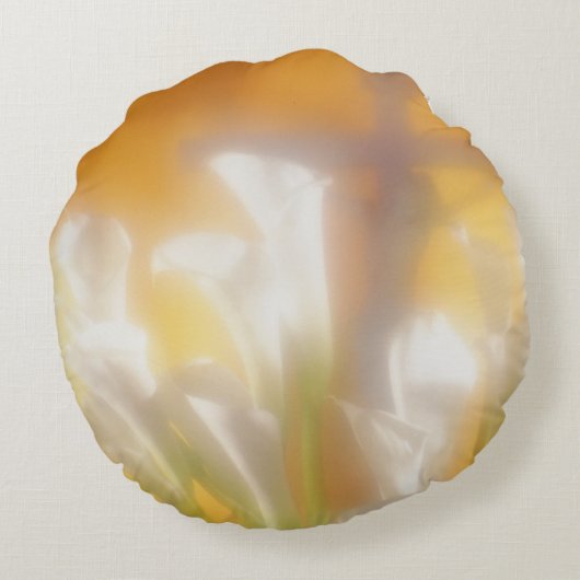 25e Ordination Jubileum Priesthood Lilies Rond Kussen (Achterkant)