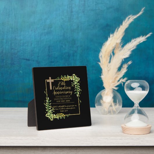 25e Priesterwijding Geschenk Persoonlijk Fotoplaat (Insitu)