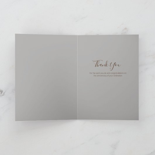 25e PRIJSTERWIJDINGSVERJAARDAG Priester Predikant Kaart (Binnen)