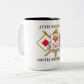 25E SIGNAAL BATTALION 160E SIGNAAL BRIGADE  TWEEKLEURIGE KOFFIEMOK (Voorkant links)