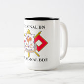 25E SIGNAAL BATTALION 160E SIGNAAL BRIGADE  TWEEKLEURIGE KOFFIEMOK (Voorkant rechts)