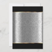 25e Silver Heart Jubileum Design Kaart (Achterkant)