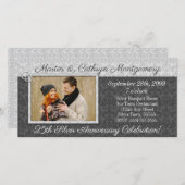 25e Silver Jubileum Damask met foto (Voorkant / Achterkant)