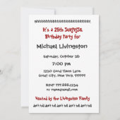 25e Sjabloon voor uitnodiging in het kader van de (Achterkant)