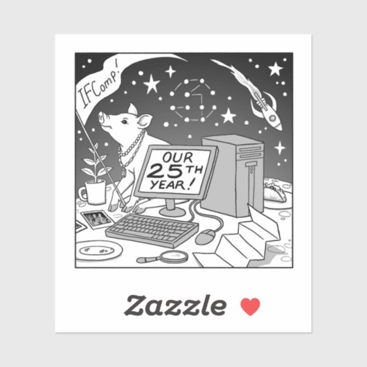 25e Sticker IFComp (Feuille)