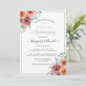 25e trouwdagjubileum, zilveren munt perzik bloemmo kaart (Staand voorkant)