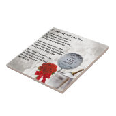 25e trouwechtgenoot gedicht tegeltje (Zijkant)