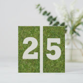 25e uitnodiging (Staand voorkant)