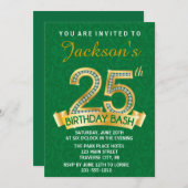 25e uitnodiging op zaterdag 25e uitnodiging voor d (Voorkant / Achterkant)