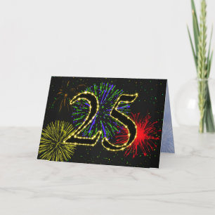 25e uitnodiging van de Birthday Party