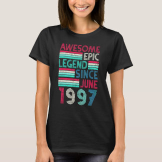 25e verjaardag  Geweldige epische legende sinds ju T-shirt