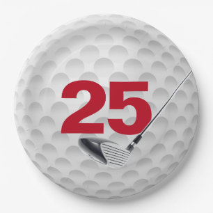 25e verjaardag Golf Ball Design Bord