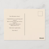 25e verjaardag  hamsters Drijven elkaar gek Briefkaart (Achterkant)