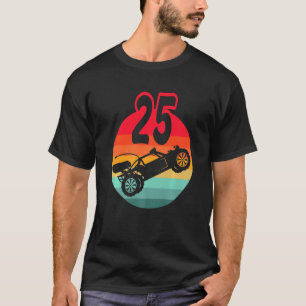 25e verjaardag I racing voor games i afstandsbedie T-shirt