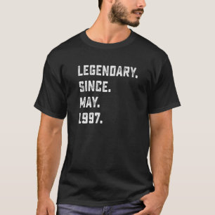 25e verjaardag legendarische sinds mei 1997 25 jaa t-shirt