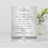 25e verjaardag van ouderschapsuitnodiging kaart (Staand voorkant)