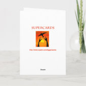 25e verjaardagskaart met kaarsen kaart (Achterkant)