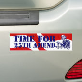 25e wijziging Trump Donald President 25e wijziging Bumpersticker (Op auto)
