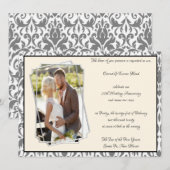 25e Zilveren Bruiloft Jubileum Feest Kaart (Voorkant / Achterkant)