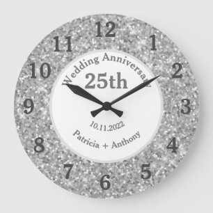 25e zilveren huwelijksjubileum Glitter Glam Grote Klok