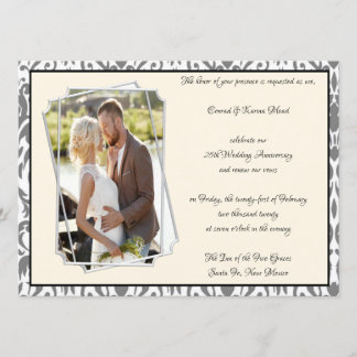 25e Zilveren Huwelijksjubileum Viering Kaart