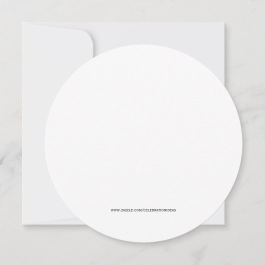 25e Zilverweddenschap Jubileum Kaart (Achterkant)