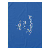 25ème Nappe argentée d'anniversaire (Devant)