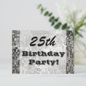 25ème Ou toute invitation d'argent de fête (Debout devant)