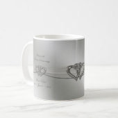 25ème tasse de café d'anniversaire de mariage (Devant gauche)