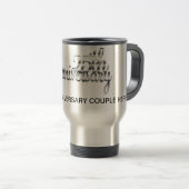 25ème TASSE de VOYAGE d'ANNIVERSAIRE (Devant droit)