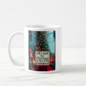 25th Amendment Christmas Mug with Festive Tree (Gauche)