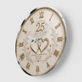 25th wedding anniversary 25 years anniversary grote klok (Hoek)
