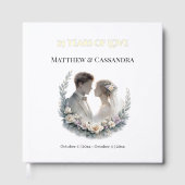 25th Wedding Anniversary Gold Foil Celebration (Recto)