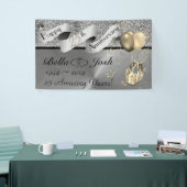 25th Wedding Happy Jubileum Banner (Beurs)