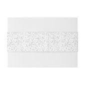 25th Wedding Jubileum Silver Stardust Confetti Uitnodigingen Wikkel (Achterkant Voorbeeld)