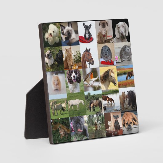 25x Foto Collage Plaque - ELKE Gelegenheid Fotoplaat (Voorkant)