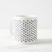 261 Filets Tesseract Mug arc-en-ciel (Devant gauche)