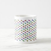 261 Filets Tesseract Mug arc-en-ciel (Centre)