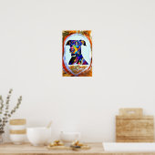 268 - Poster Doberman Love (Cuisine)