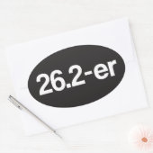 26.2-er of marathoner - Stickers voor marathonlope (Envelop)