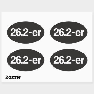 26.2-er of marathoner - Stickers voor marathonlope