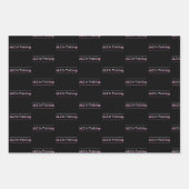 26.2 in Training Marathon Hardlopen Typografie Inpakpapier Vel (Voorkant)