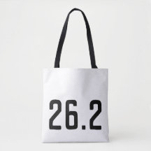 26.2 Marathon canvas tas