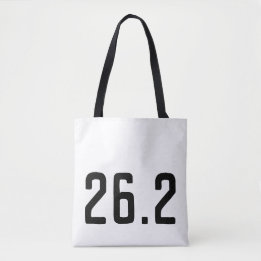 26.2 Marathon canvas tas