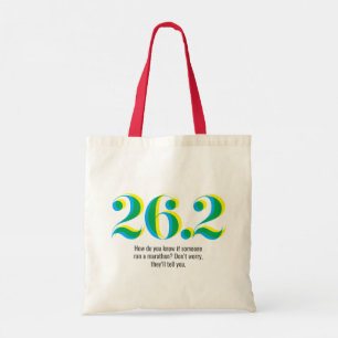 26.2 Marathon Celebratory Canvas tas