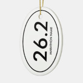 26,2 marathon keramisch ornament (Links)