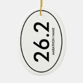 26,2 marathon keramisch ornament (Voorkant)