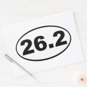 26.2 Marathon Ovale Sticker (Envelop)