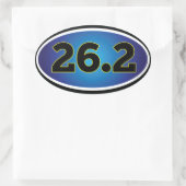 26.2 Marathon Ovale Sticker (Tas)
